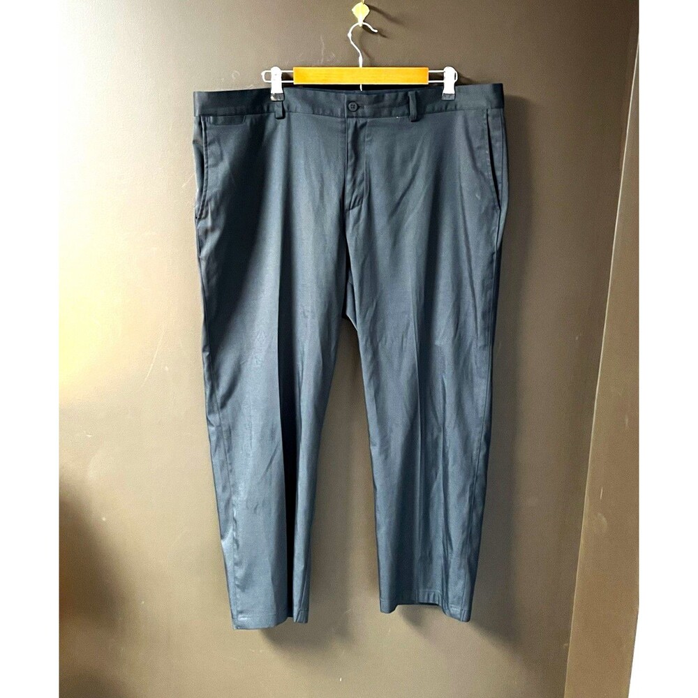 Nike Dri-FIT Men's Gray Chino Pants 40x30 Flat Front Straight Moisture Wicking